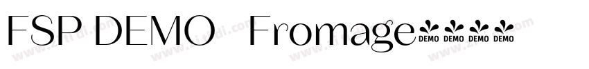 FSP DEMO   Fromage字体转换